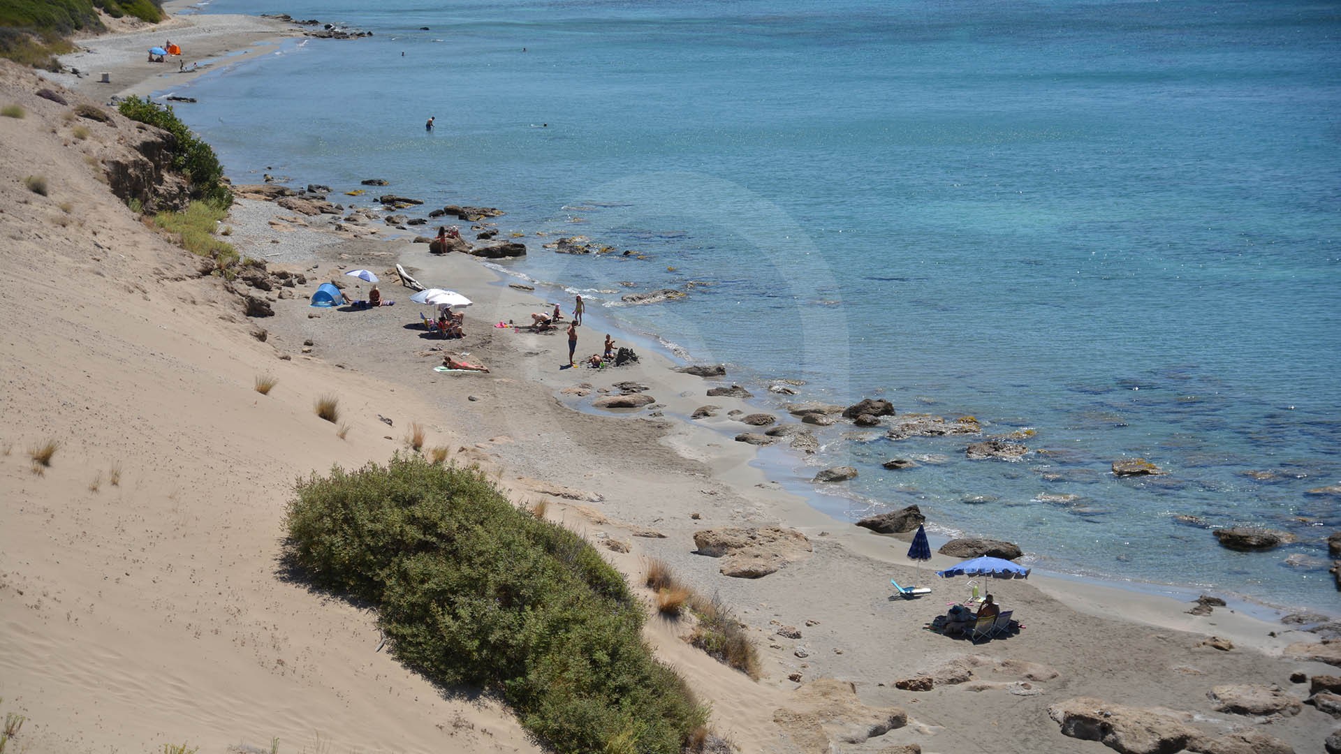 Orthi Ammos beach thisiscrete . travel guide of Crete